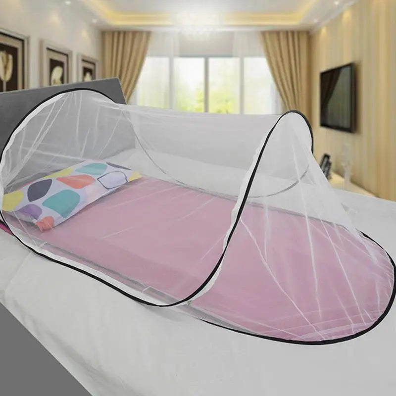 Tente de lit pliante portable, moustiquaire, tente de camping, moustiquaire, randonnée en plein air, dortoir intérieur