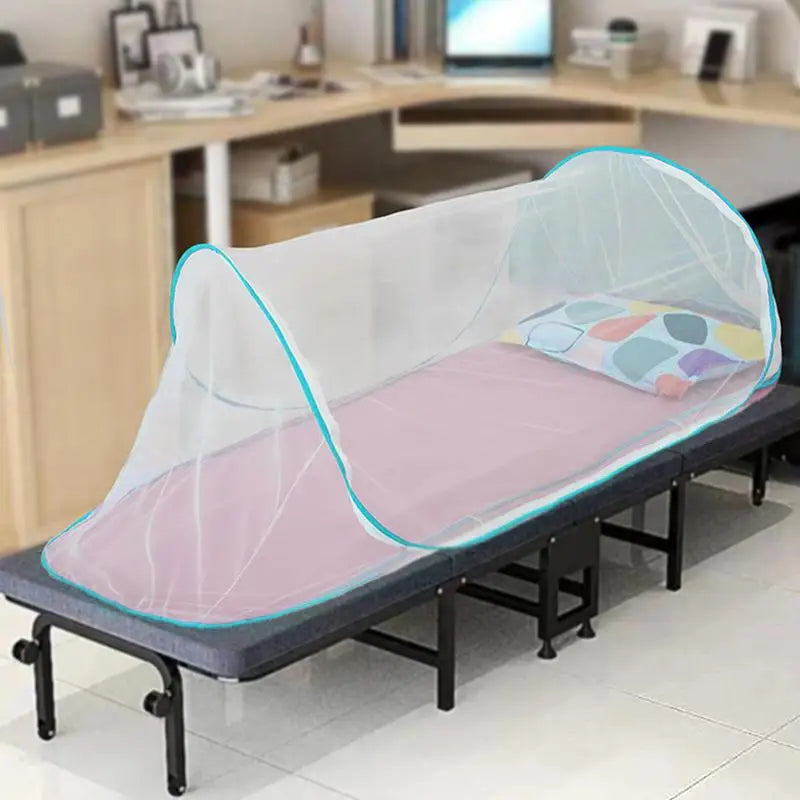 Tente de lit pliante portable, moustiquaire, tente de camping, moustiquaire, randonnée en plein air, dortoir intérieur