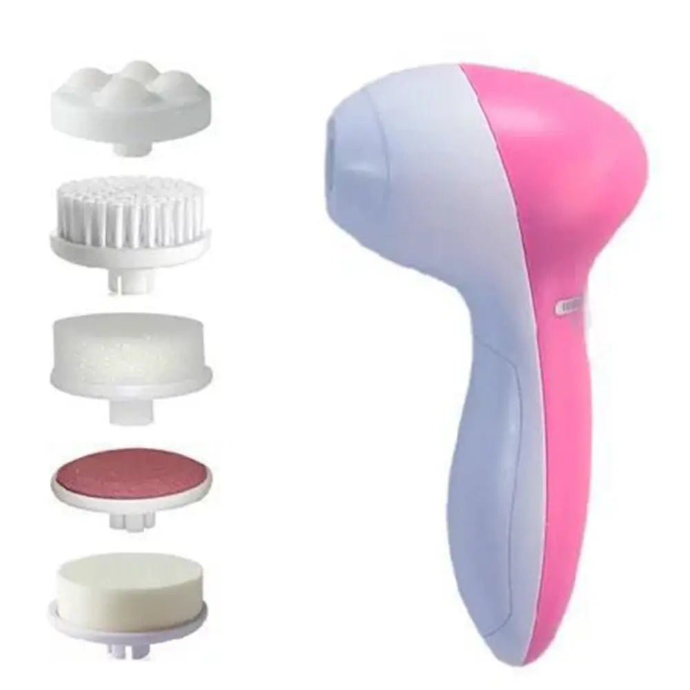 Brosse Nettoyante Visage 5-en-1-Peau de Porcelaine